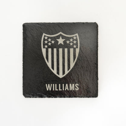 US Army Adjutant General Corps slate coasters