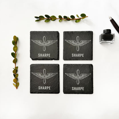 US Army Aviation slate coasters