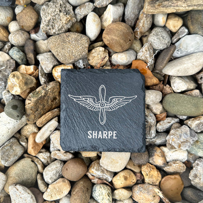 US Army Aviation slate coasters