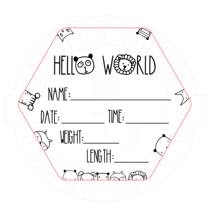 Laser File BUNDLE, SVG, Baby Birth, Mile Markers, Closet Dividers, Instant download, Glowforge ready