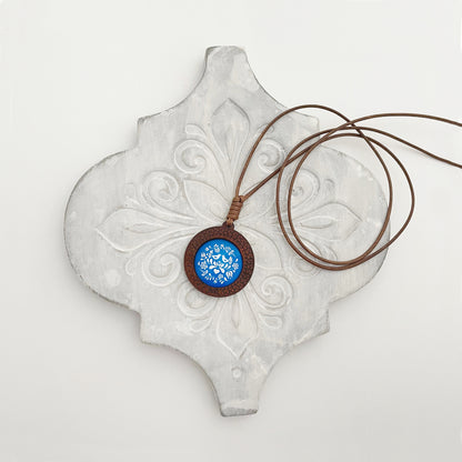 Traditional Hungarian style necklace BLUE