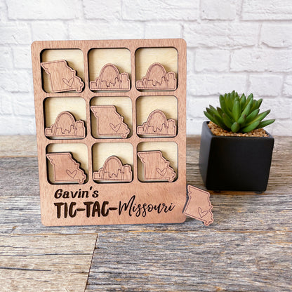 Personalized Missouri tic tac toe, custom game